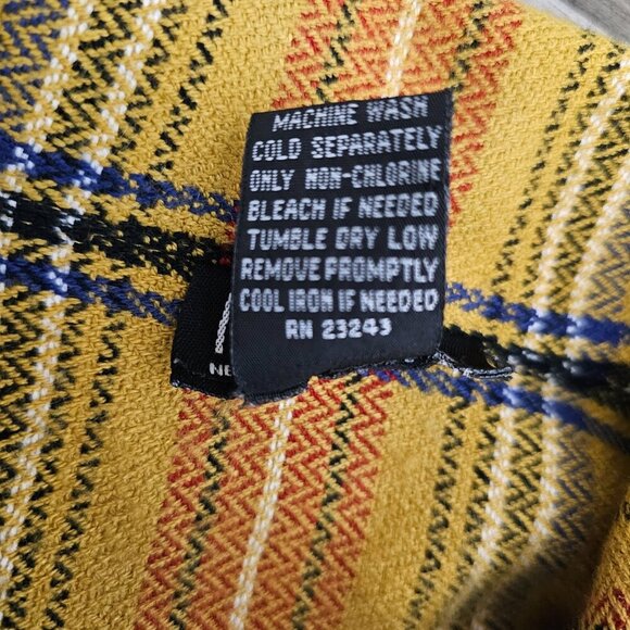 New York & CO Plaid Full Front Zip Long Sleeve Shacket Shirt - Picture 6 of 6